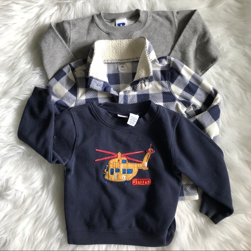 Boys 4 4T Sweatshirt Bundle - Play Condition